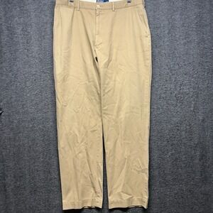 Polo‎ Ralph Lauren Mens Khaki Pants Size 36x32 Cotton Chinos Trousers Classic